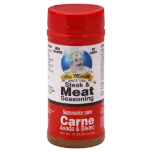CHEF MERITO SAZONADOR DE CARNE ASADA Y BISTECK 12/14oz POLVO